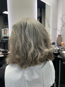 BLOND STATT GRAU VORHER