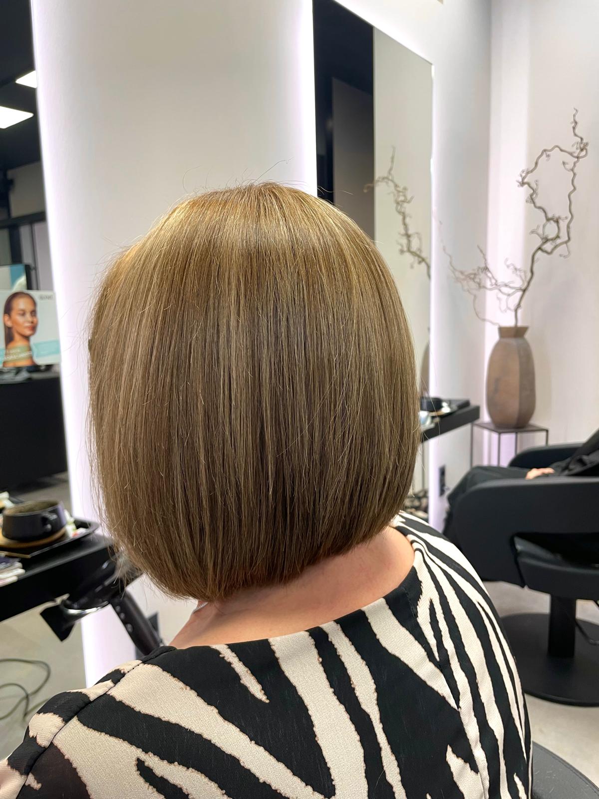 BLOND STATT GRAU NACHHER